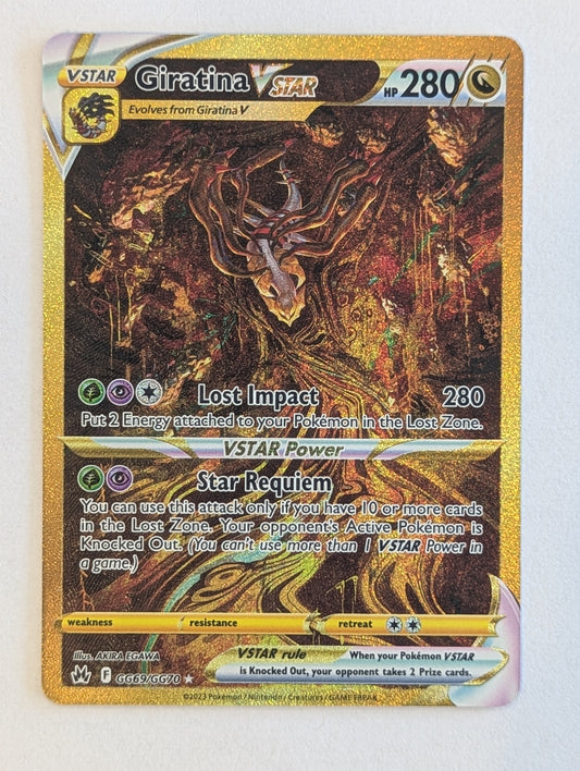 Giratina VSTAR – Crown Zenith GG69/GG70 – Gold Secret Rare (Ungraded)