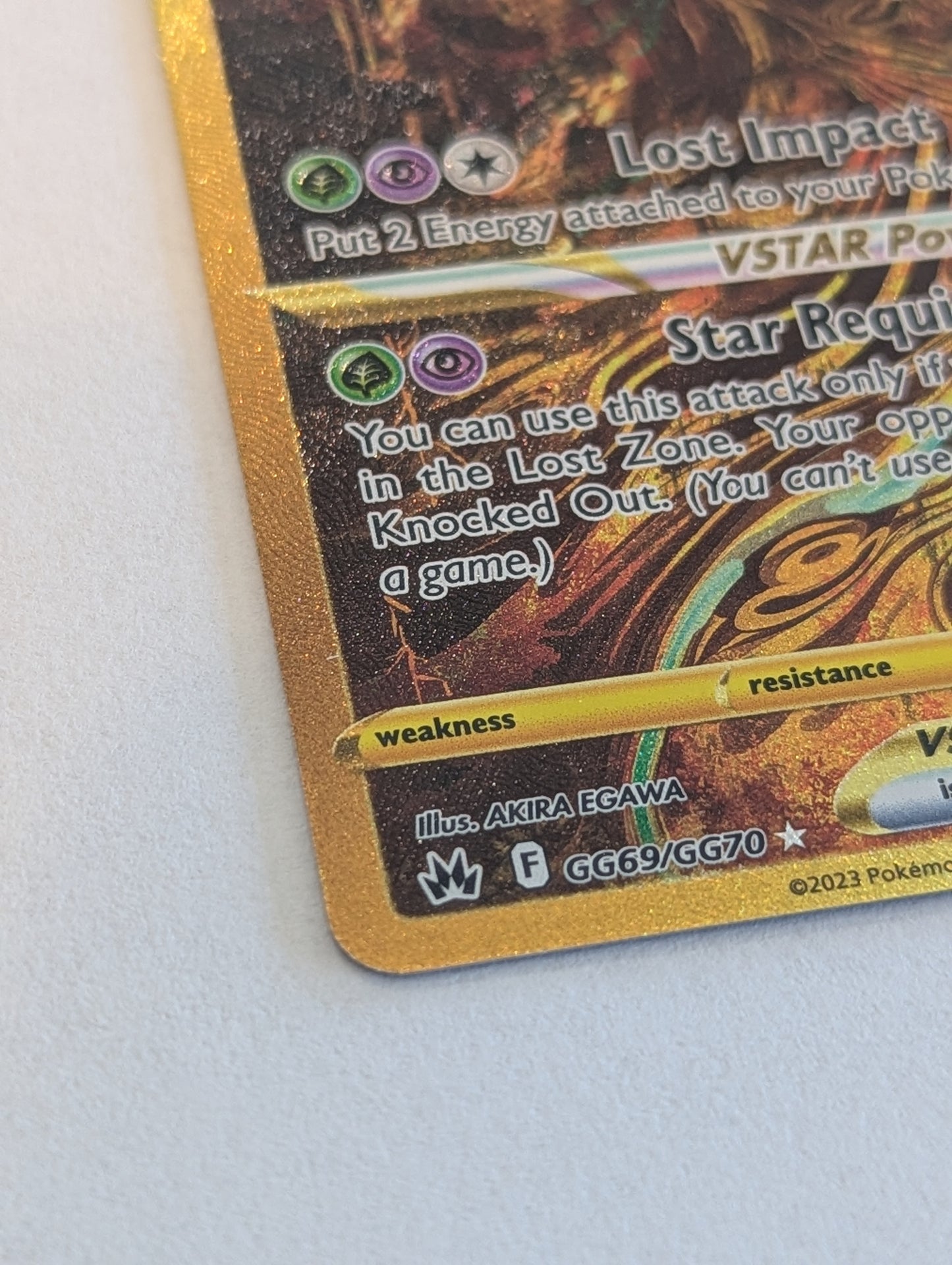 Giratina VSTAR – Crown Zenith GG69/GG70 – Gold Secret Rare (Ungraded)
