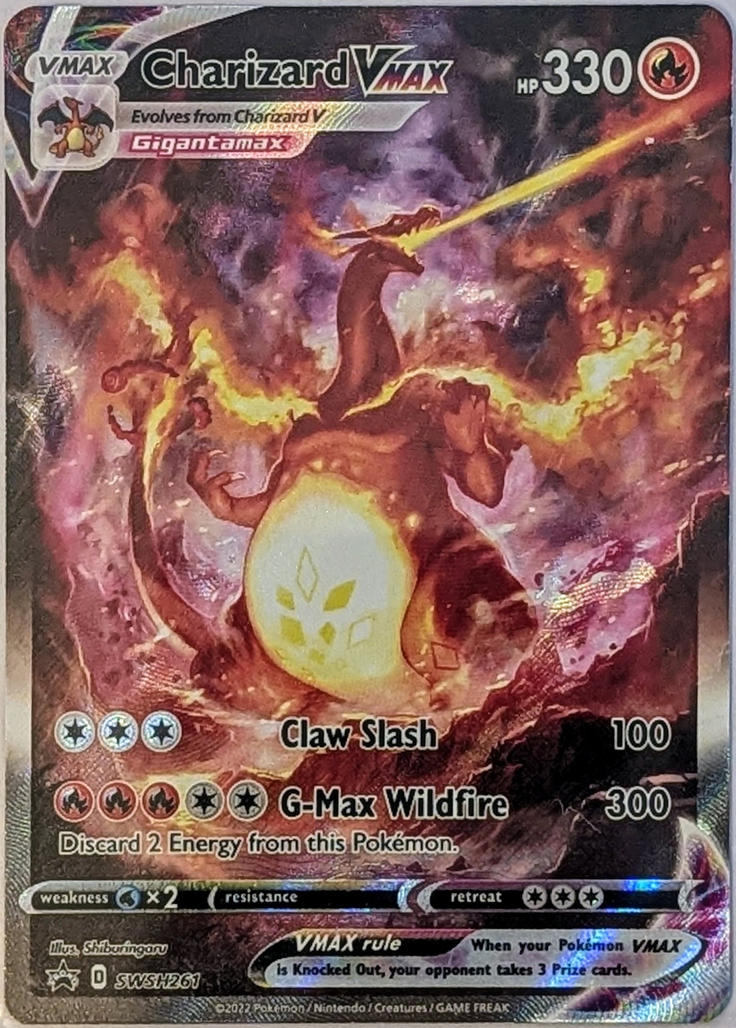Charizard VMAX - Pokémon Promo #SWSH261 - Sword & Shield - Ungraded
