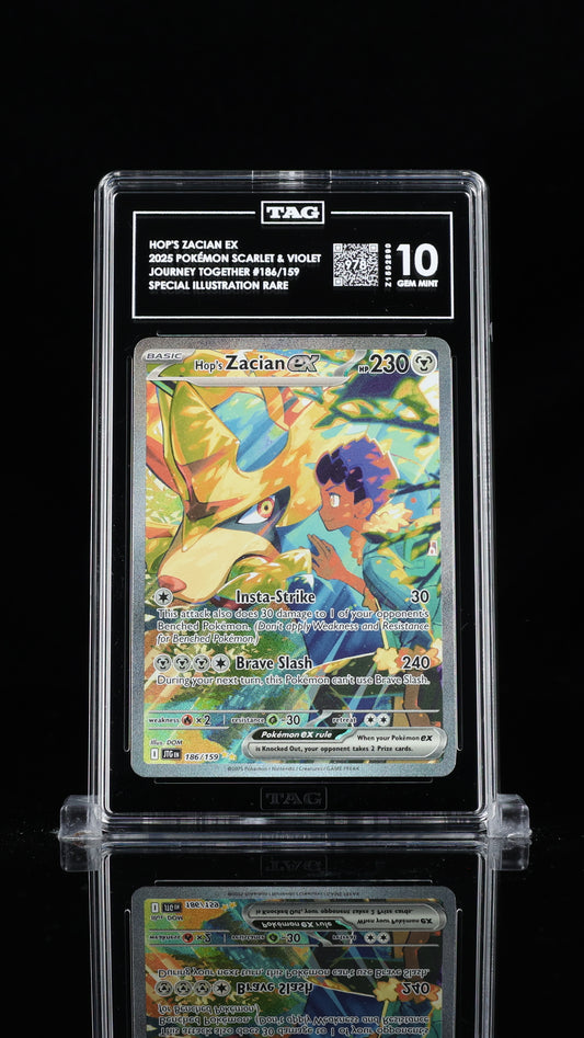 Hop’s Zacian EX – TAG GEM MINT 10 (Only One in the World)