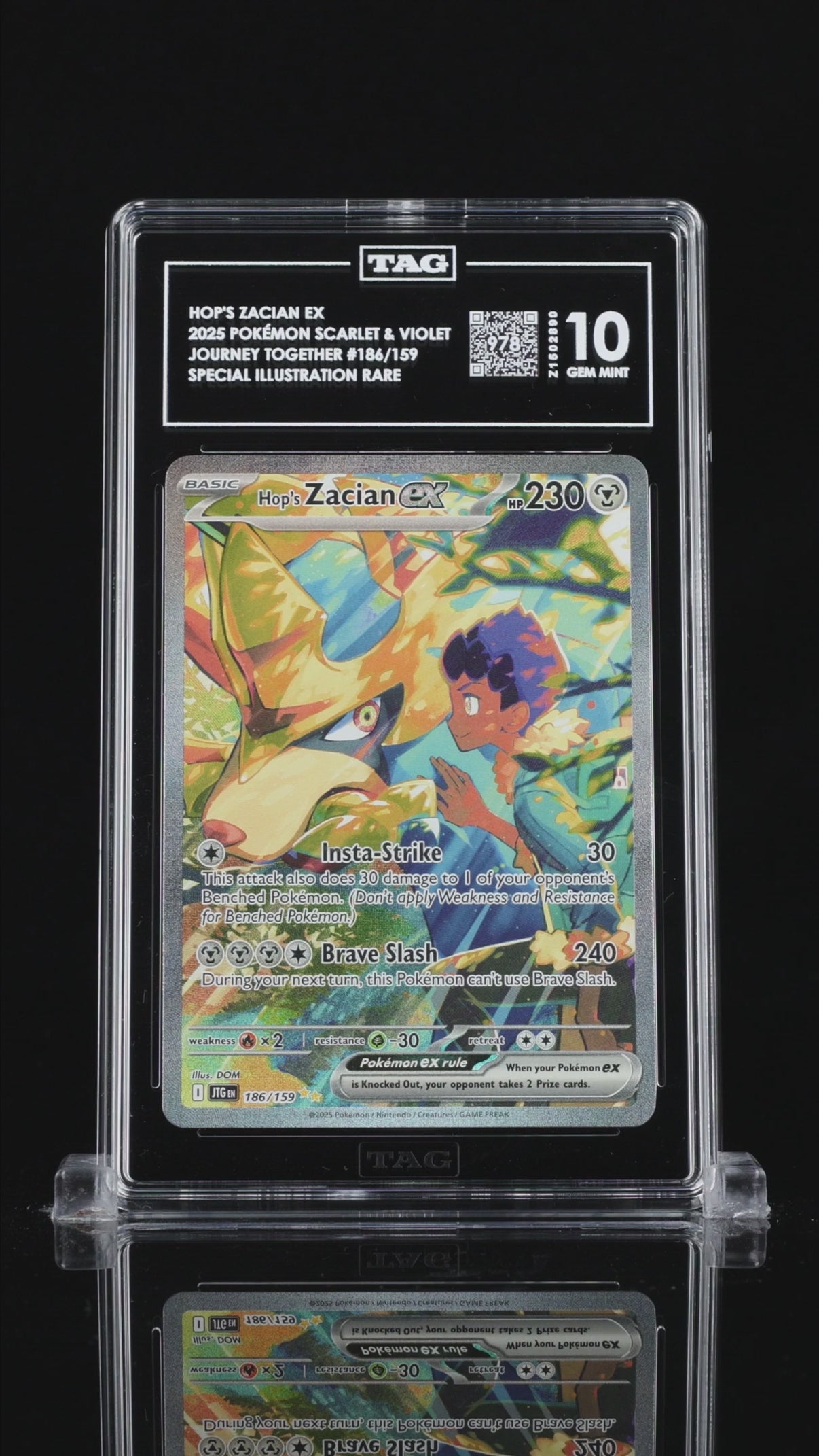Hop's Zacian EX – TAG GEM MINT 10 (Only One in the World) – Deckly