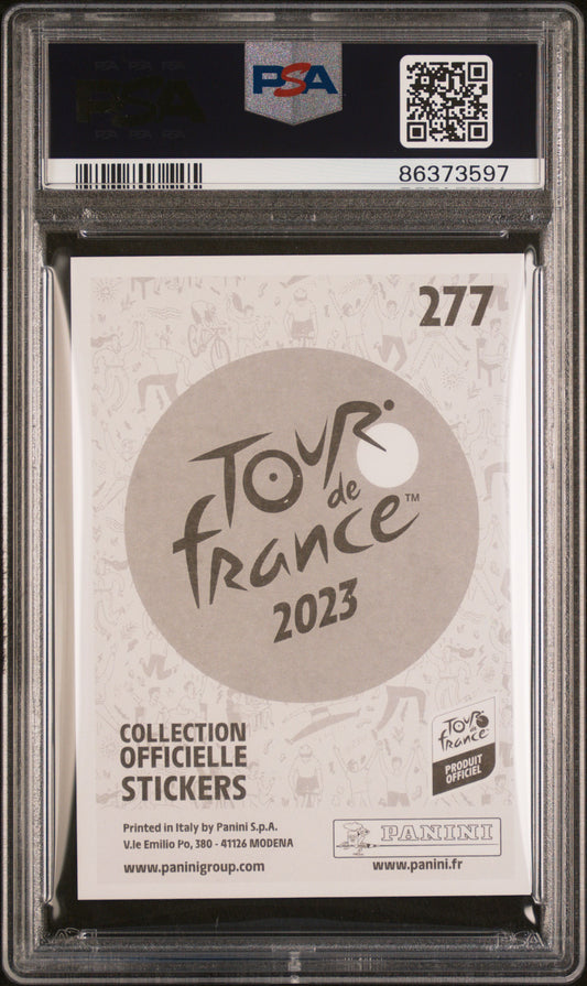 Jonas Vingegaard - 2023 Panini Tour de France Sticker #277 - PSA 10