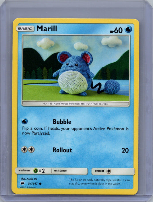 Asako Ito Crochet Pokémon Card Lot – 8 Cards – English & Japanese
