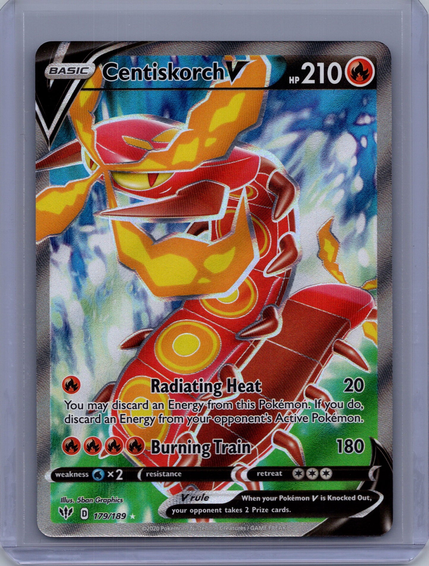 Centiskorch V (Full Art) - 179/189 - Darkness Ablaze
