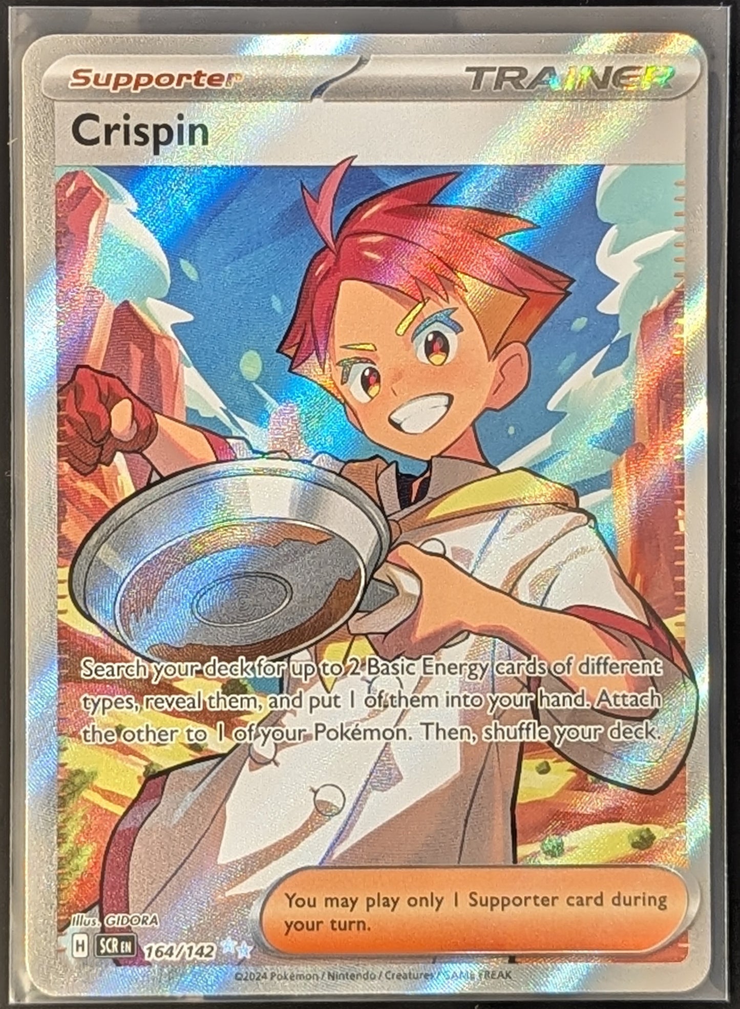 Crispin 164/142 Illustration Rare from Stellar Crown (English) - Front