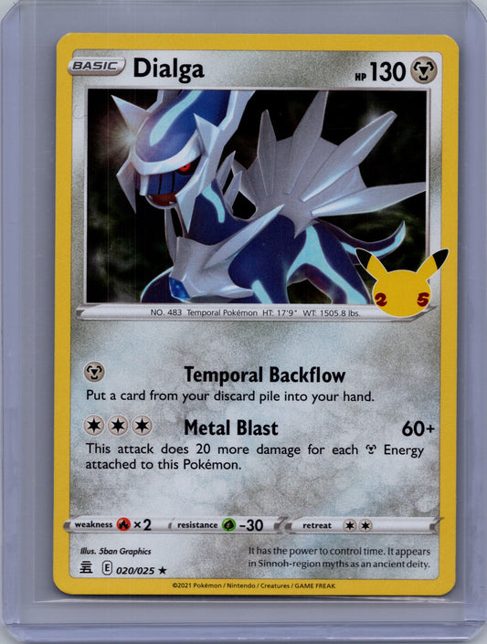 Dialga - 020/025 - Celebrations