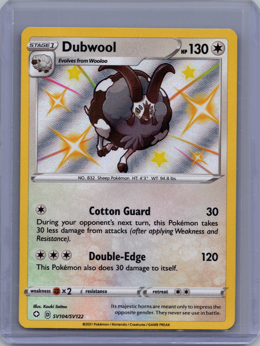 Dubwool - SV104/SV122 - Shining Fates: Shiny Vault