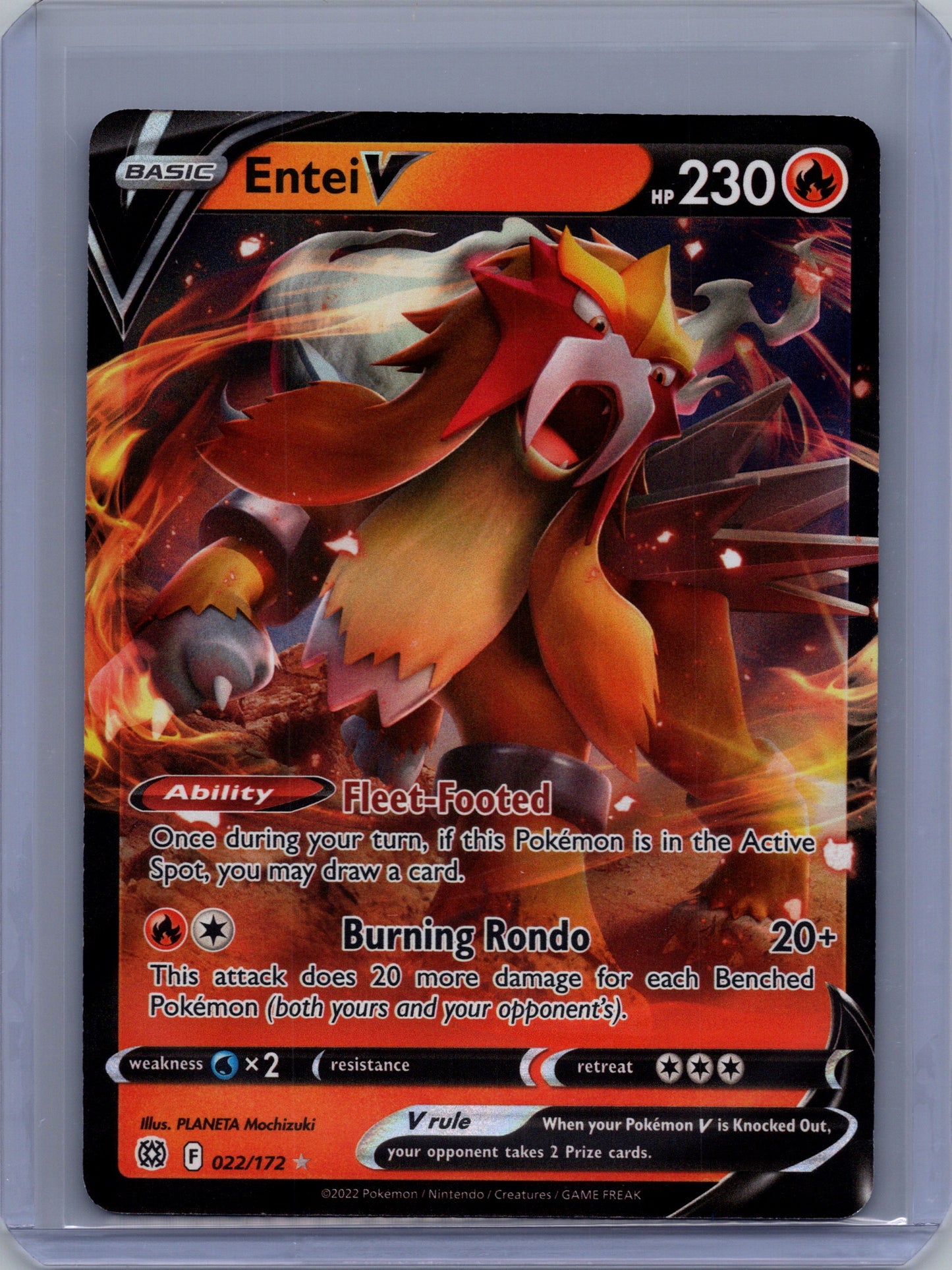 Entei V - 022/172 - Brilliant Stars