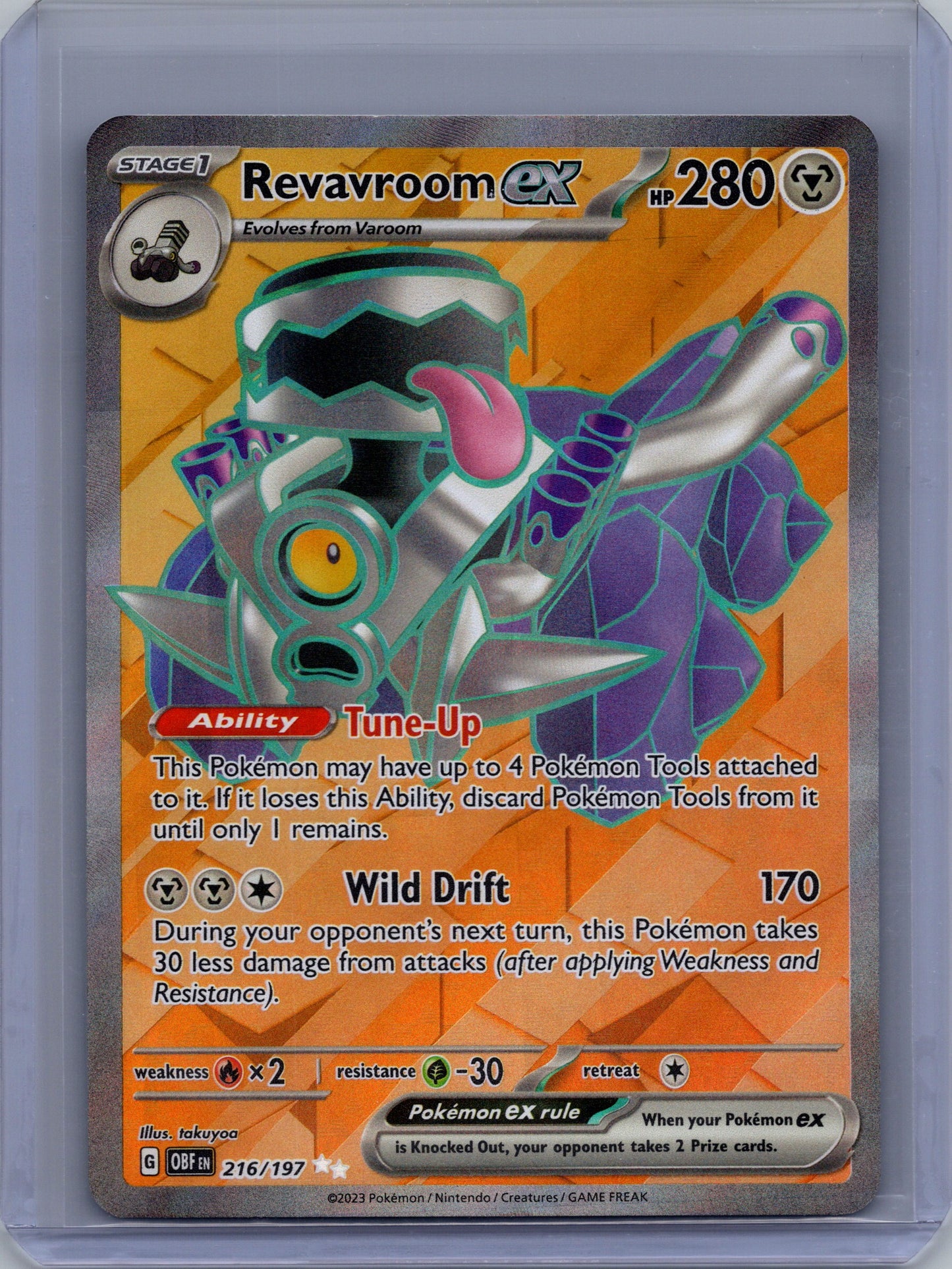 Revavroom ex - 216/197 - Obsidian Flames