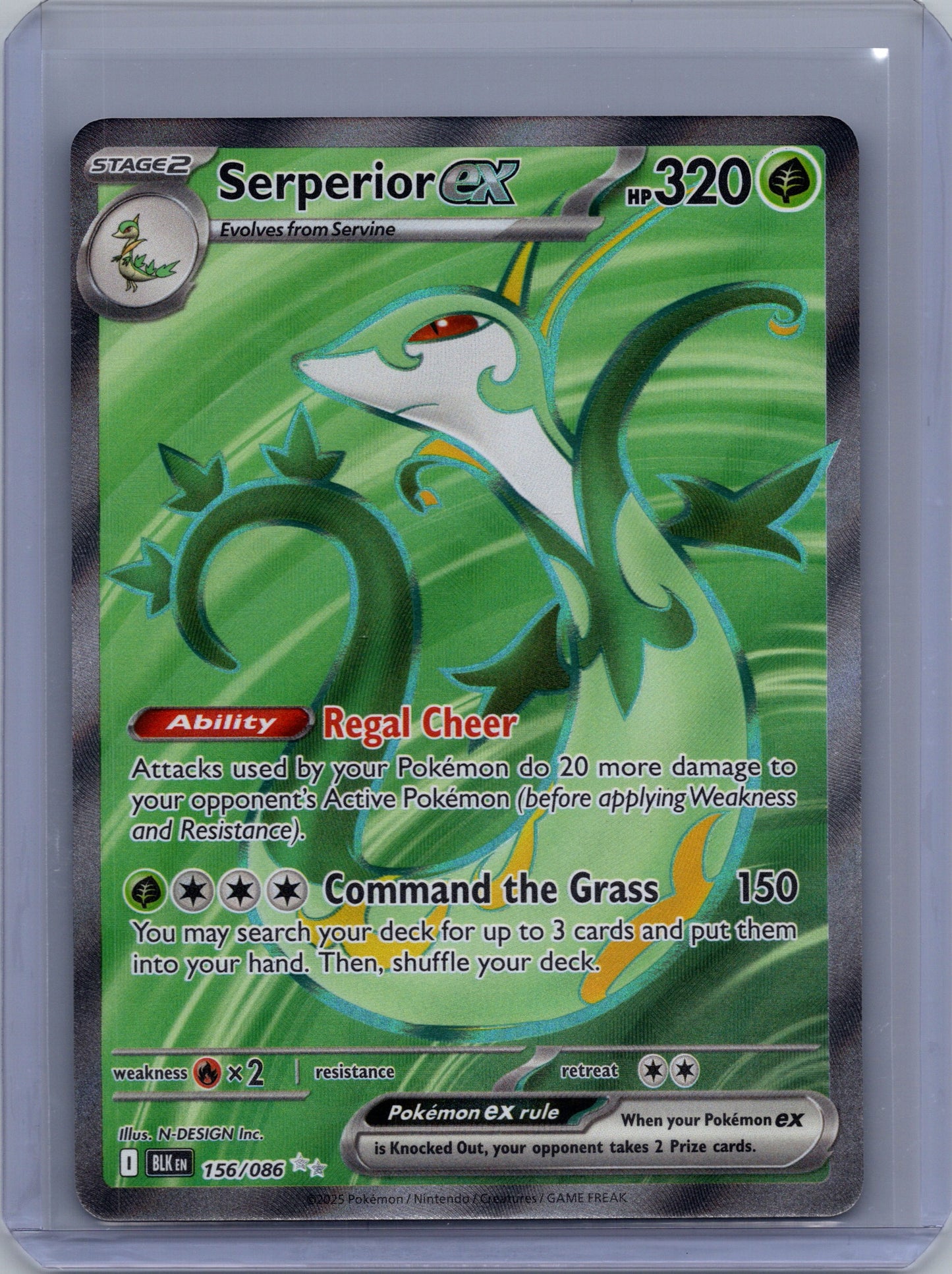 Serperior ex - 156/086 - Black Bolt