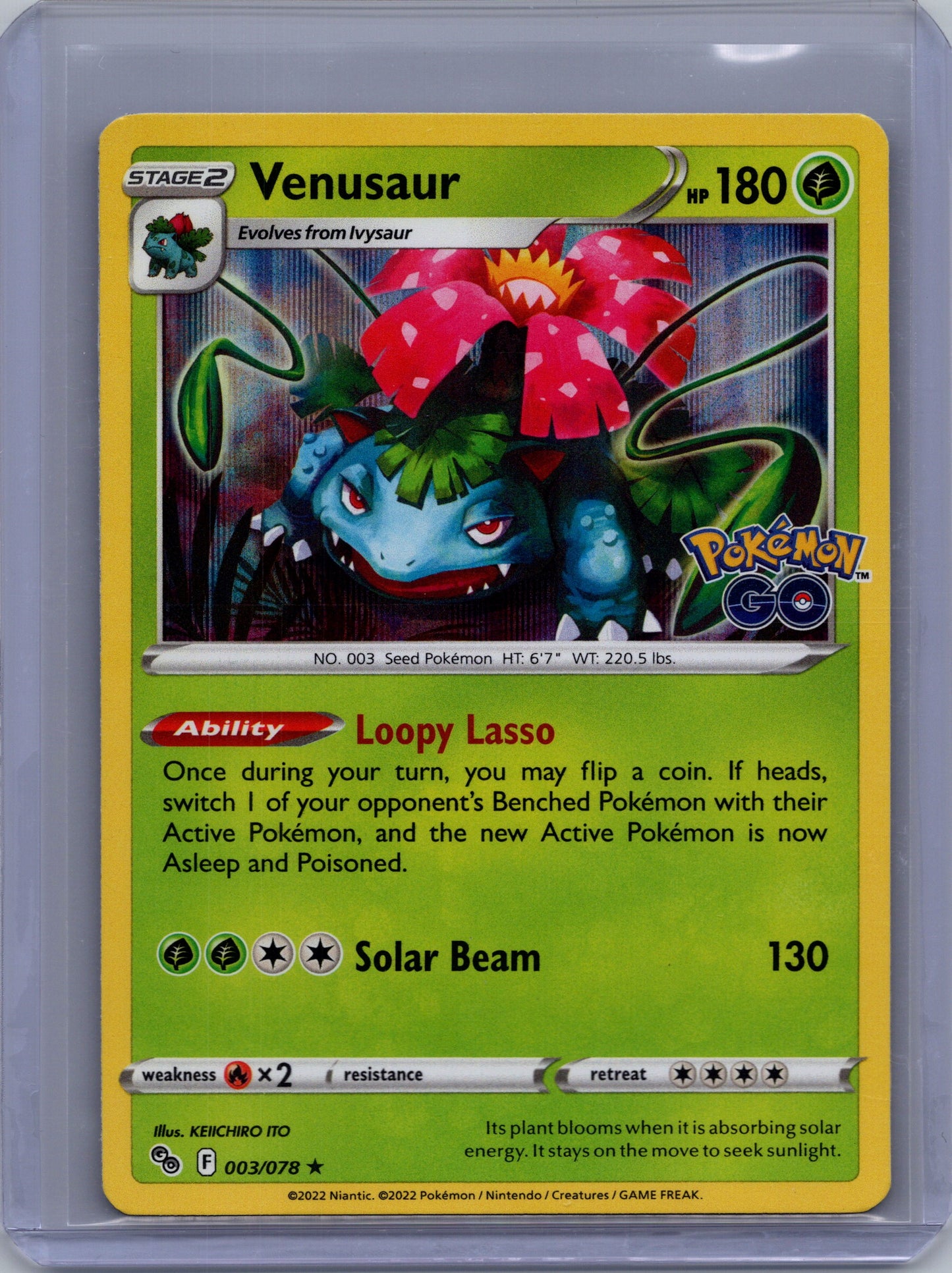 Venusaur - 003/078 - Pokemon Go