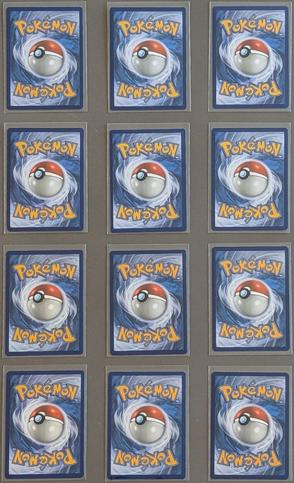 Yuka Morii Pokémon card lot featuring 12 English cards with clay artwork - Back
