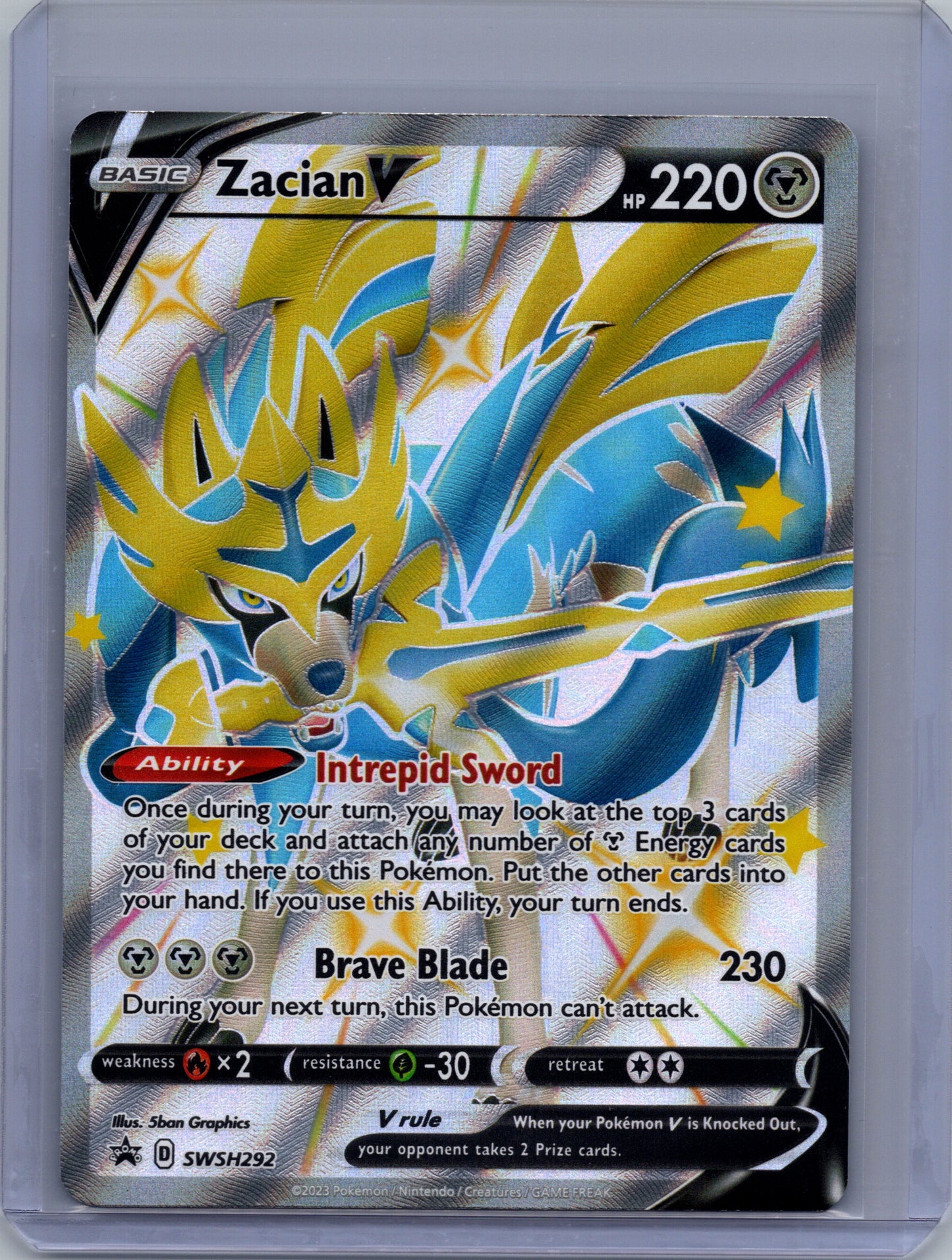 Zacian V - SWSH292 - Sword & Shield Promo (Shiny)
